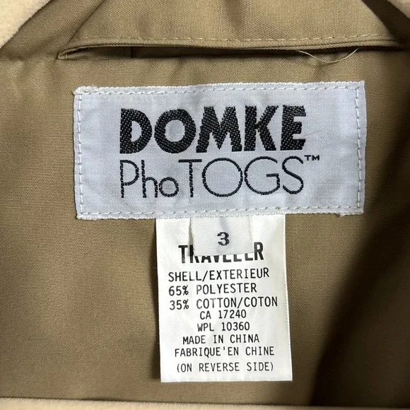 Vintage Domke PhoTOGS Utility Cargo Vest Full Zip Photography 3XL Traveler Hood
